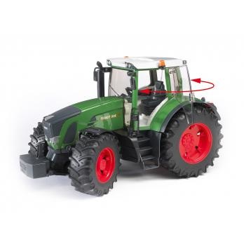 BRUDER Fendt 936 Vario - Trattore Giocattolo con Cabina, Portiere Apribili e Peso Staccabile