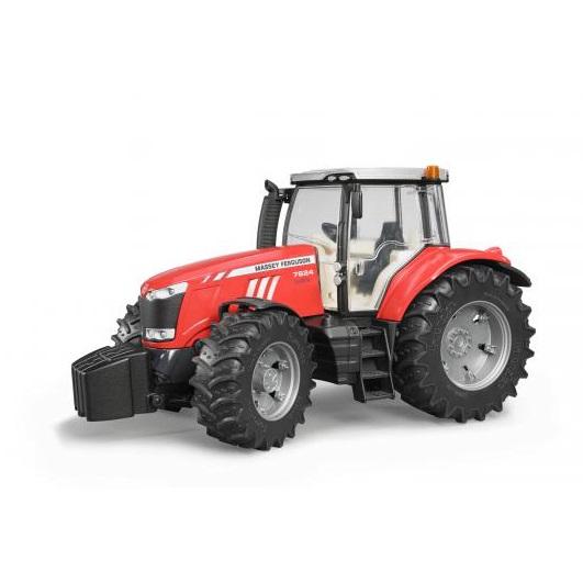 BRUDER Massey Ferguson 7624 - Giocattolo Trattore in Scala 1:16