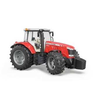 BRUDER Massey Ferguson 7624 - Giocattolo Trattore in Scala 1:16