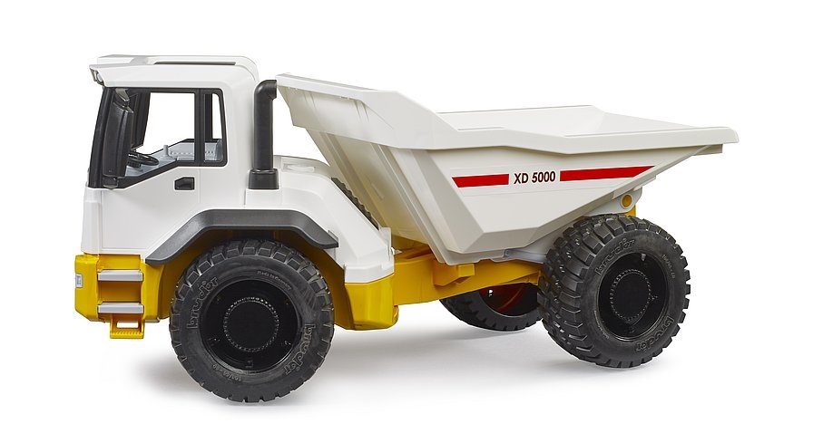 BRUDER Dumper 03420 con Cassone Ribaltabile - Giocattolo per Bambini dai 2 Anni, Cabina Dettagliata, Design Sofisticato