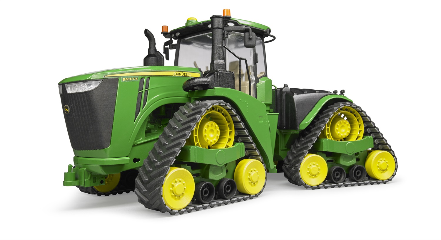 BRUDER Trattore John Deere 9620RX con Cingoli - Modellino in scala 1:16