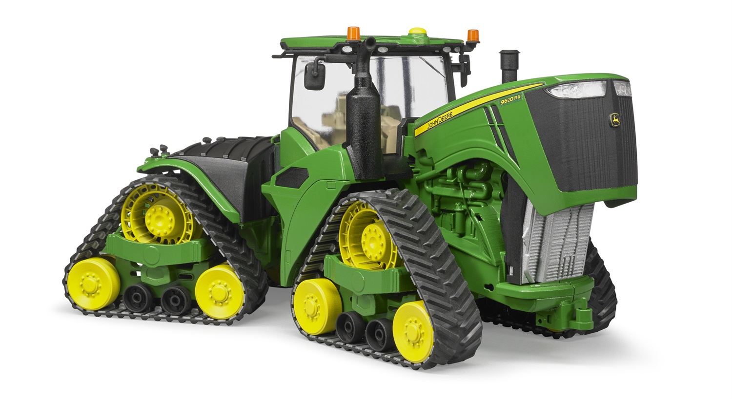 BRUDER Trattore John Deere 9620RX con Cingoli - Modellino in scala 1:16