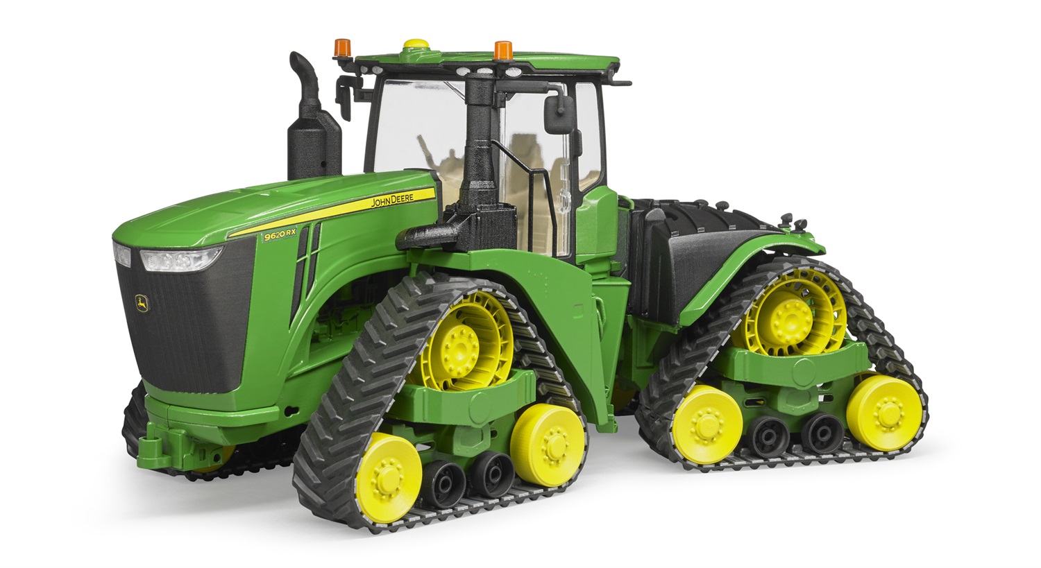 BRUDER Trattore John Deere 9620RX con Cingoli - Modellino in scala 1:16