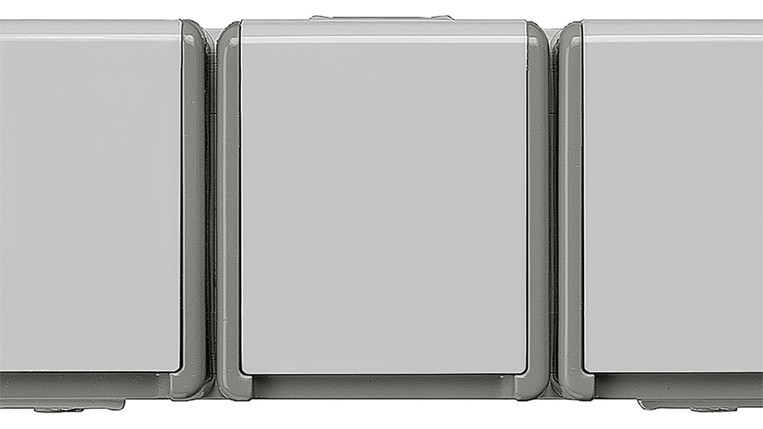 Siemens 5UB4731 - Presa Schuko Delta Superficie IP44 Grigio Scuro/Chiaro, 10/16A 250V