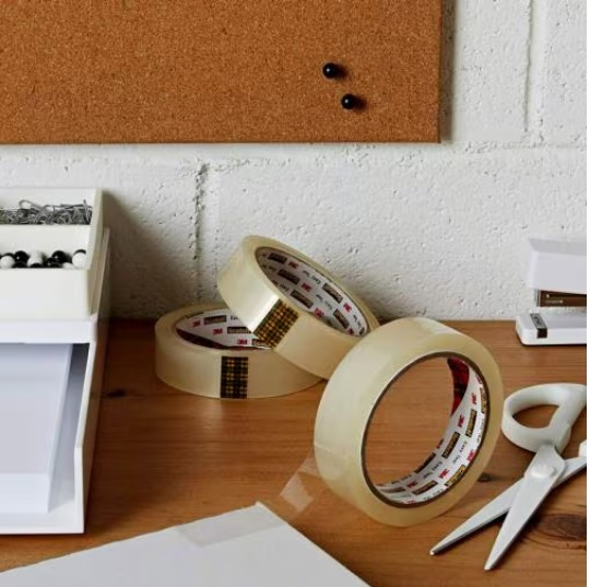 Scotch 508 Nastro Adesivo Trasparente 19 mm x 66 m - Confezione da 8 Rotoli, Multiuso, Resistente all'Umidità