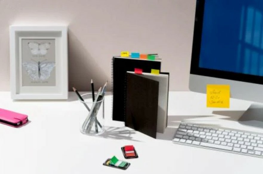 Post-it® Segnapagina Index Medium 680 - 4 Colori Classici (Blu, Verde, Rosso, Giallo) - Value Pack 10 2