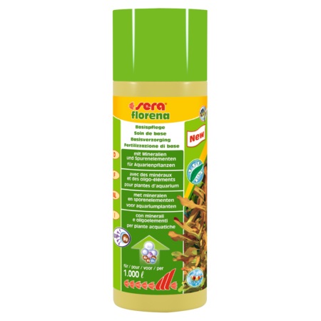 Sera Florena Fertilizzante Liquido per Piante Acquatiche - 100 ml, Rifornisce Minerali e Oligoelementi per una Crescita Sana