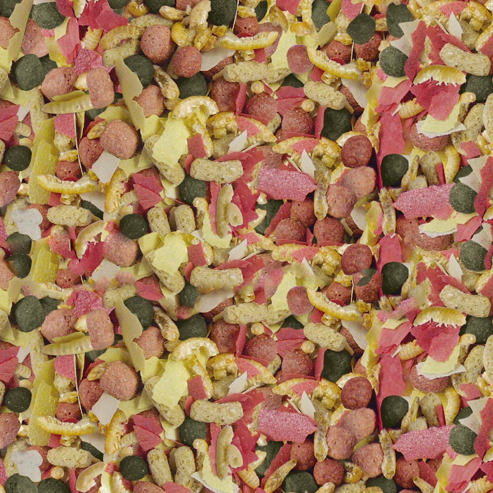 Sera Pond Mix Royal Nature 1 L - Mangime Completo per Laghetti con Scaglie, Granuli e Gammarus