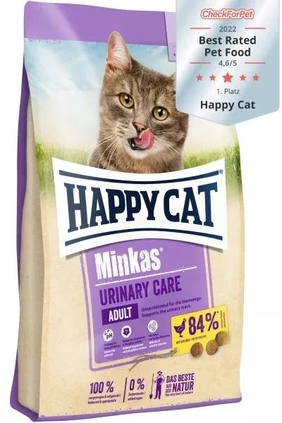 Happy Cat Minkas Urinary Care cibo secco per gatti adulti al Pollame - 10 kg