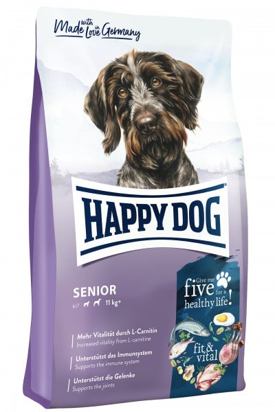 Happy Dog Supreme Fit & Vital Senior - Cibo Secco Completo per Cani Anziani di Taglia Media e Grande - 12 kg