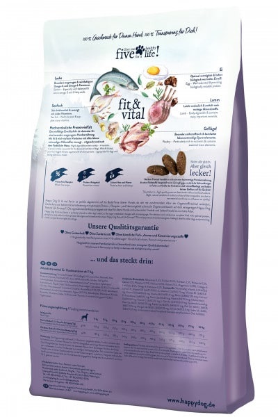 Happy Dog Supreme Fit & Vital Senior - Cibo Secco Completo per Cani Anziani di Taglia Media e Grande - 12 kg