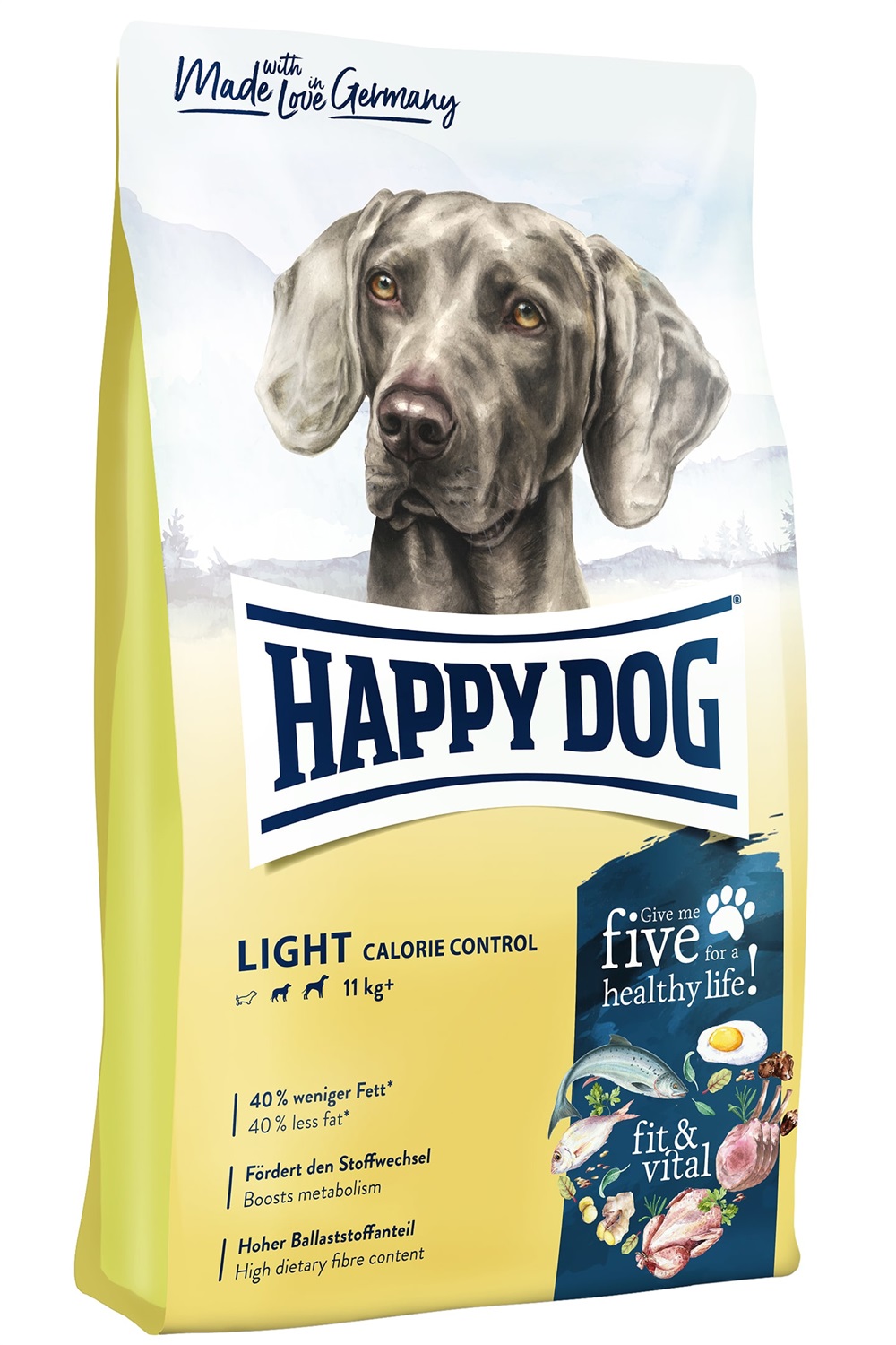 Happy Dog Supreme Fit & Vital Light Calorie Control - Cibo secco per cani adulti a basso contenuto calorico - 12 kg