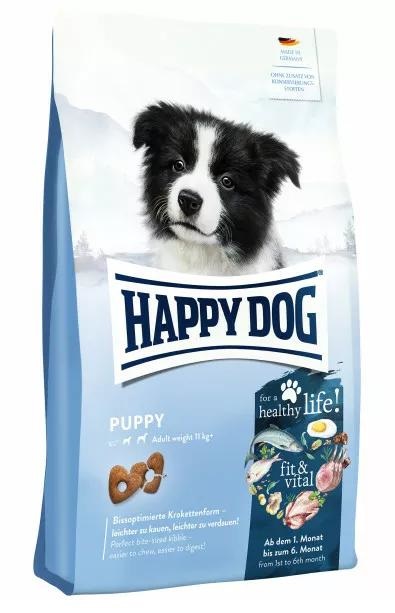 Happy Dog Fit & Vital Puppy - Cibo Secco per Cuccioli 1-6 Mesi, 10 kg, Alta Digeribilità e Sviluppo Ottimale