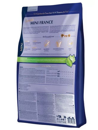 Happy Dog Sensible Mini Francia Crocchette per Cani Adulti di Piccola Taglia con Anatra - 4 kg