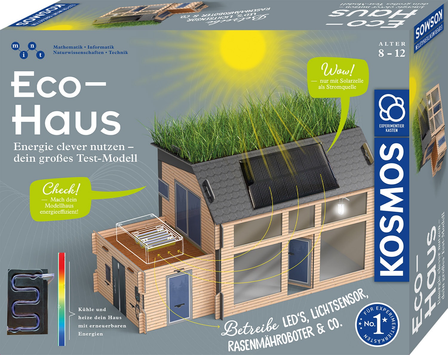 KOSMOS Eco-Haus - Modello di test educativo su energie rinnovabili per bambini a partire da 8 anni