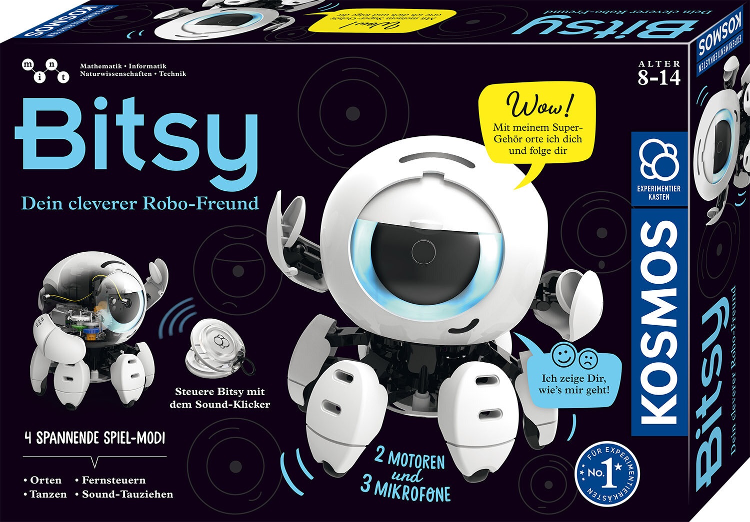 Kosmos Bitsy - Gioco di costruzione e robotica per esperimenti creativi (8-14 anni)