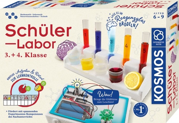 Kosmos Schülerlabor 3. 4. Klasse 2022 - Laboratorio educativo per esperimenti scientifici