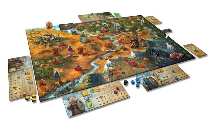 Kosmos Le Leggende di Andor - Gioco da Tavolo di Ruolo e Avventura per 2-4 Giocatori - Kennerspiel 2013