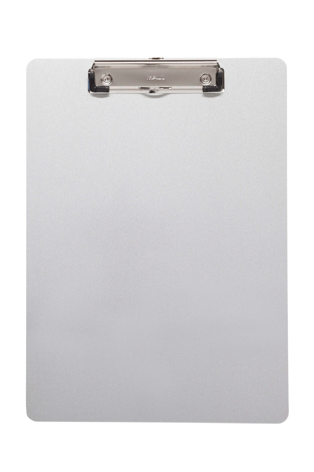 MAUL Portablocco da Scrittura A4 Verticale in Alluminio Anodizzato con Banda Magnetica e Apertura 8 mm