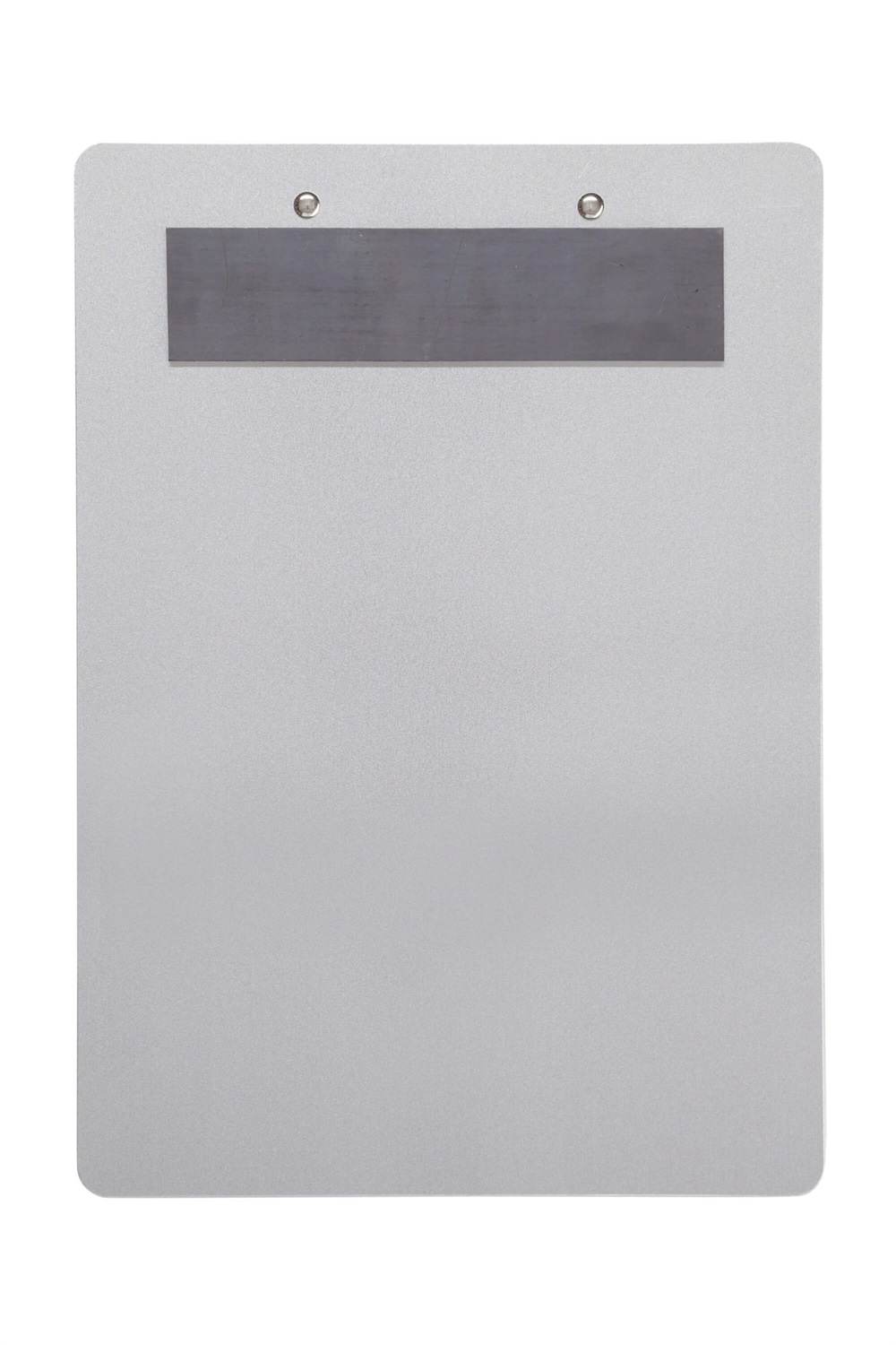 MAUL Portablocco da Scrittura A4 Verticale in Alluminio Anodizzato con Banda Magnetica e Apertura 8 mm