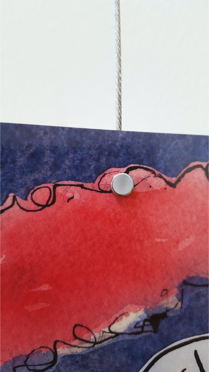 MAUL 6166396 Magnete Al Neodimio Ø 10 mm x H 3 mm, Nickel - Disco Magnetico con Forza di Attrazione 2,0 kg, Confezione da 50 pz