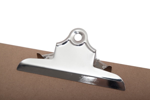 MAUL Portablocco A3 Classic Marrone in Legno di Fibra Dura con Morsetto Retro e Fermacarte in Acciaio