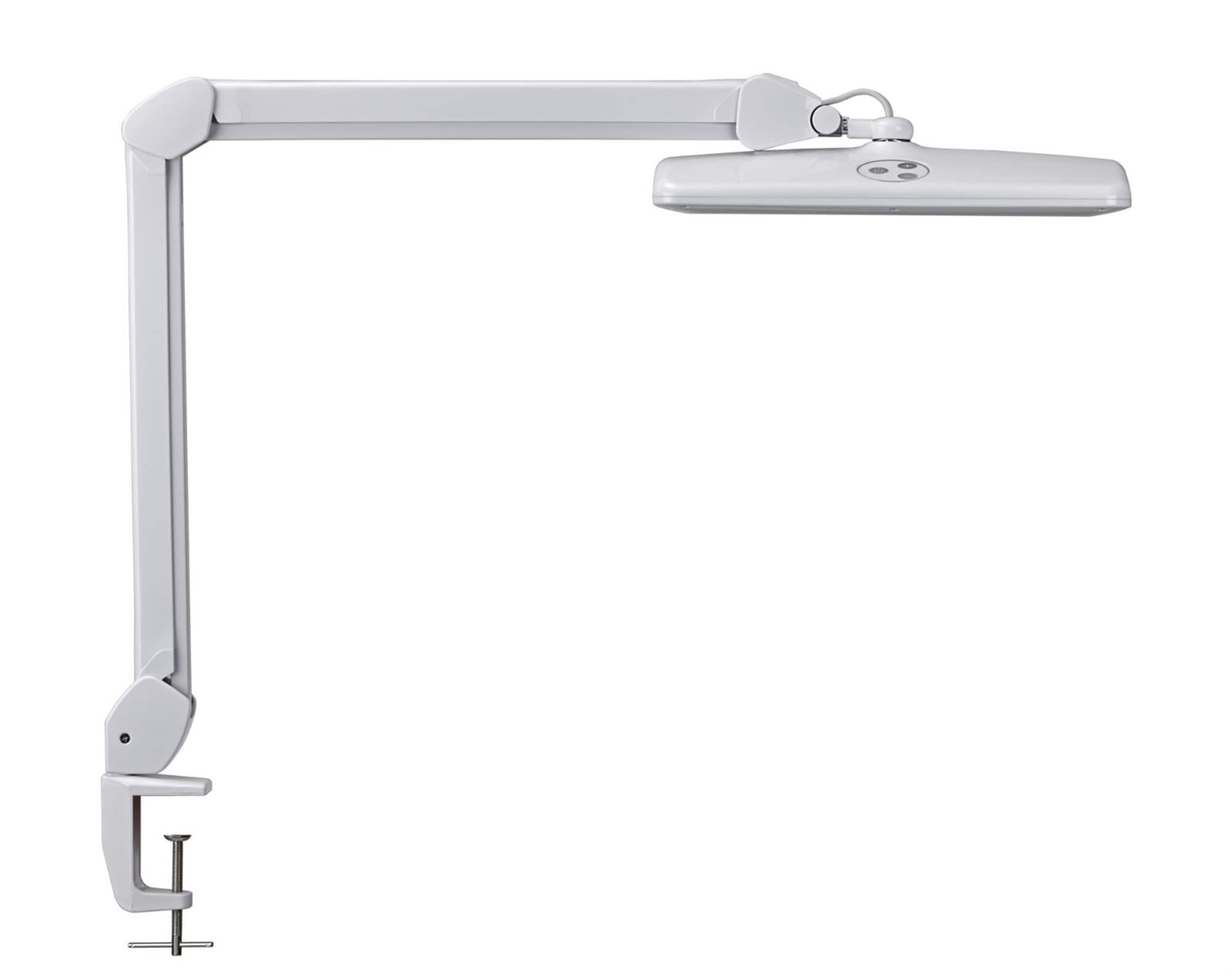MAUL Lampada da lavoro LED MAULintro - Dimmerabile, Girevole a 360°, con Morsetto di Fissaggio, Bianco