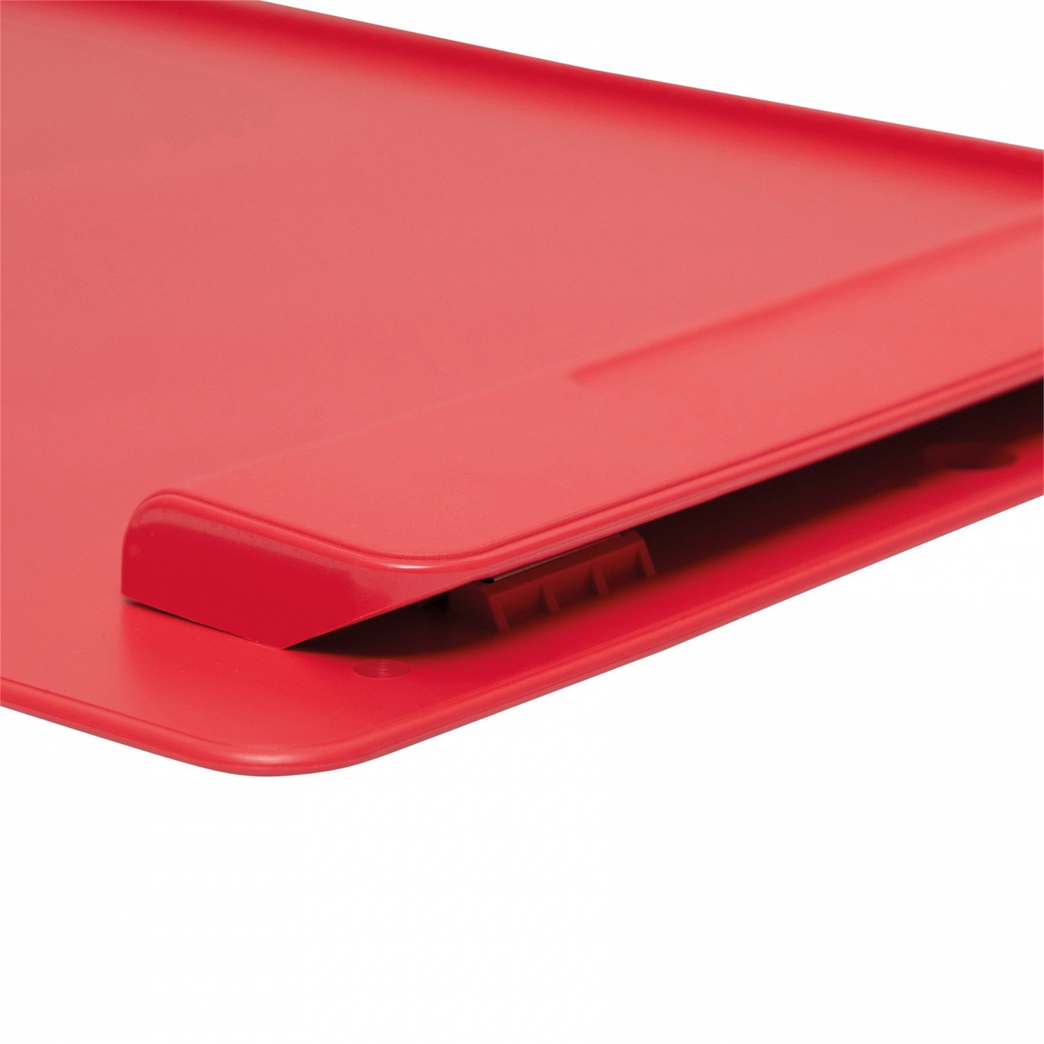 MAUL Portablocco MAULgo A4 in Plastica Riciclata 90% - Rosso, con Ferma Carta e Supporto per Strumenti di Scrittura