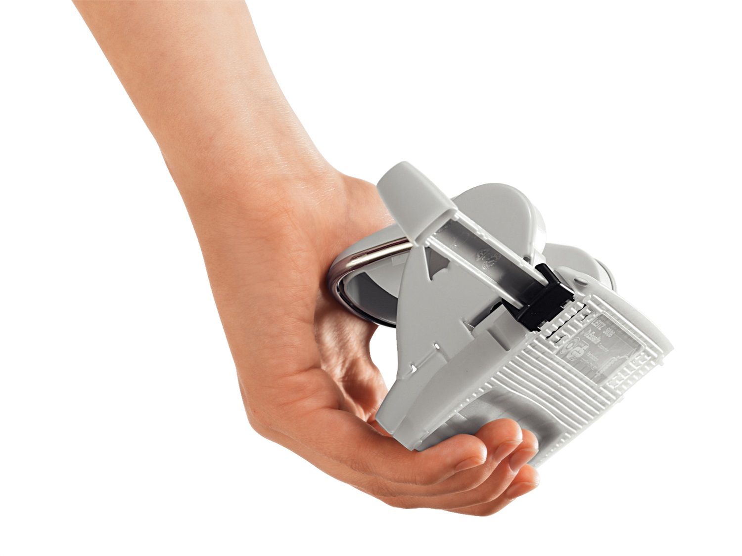 Leitz NeXXt Perforatore a 2 Fori Blu - Capacità Fino a 16 Fogli, Metallo con Guida di Arresto