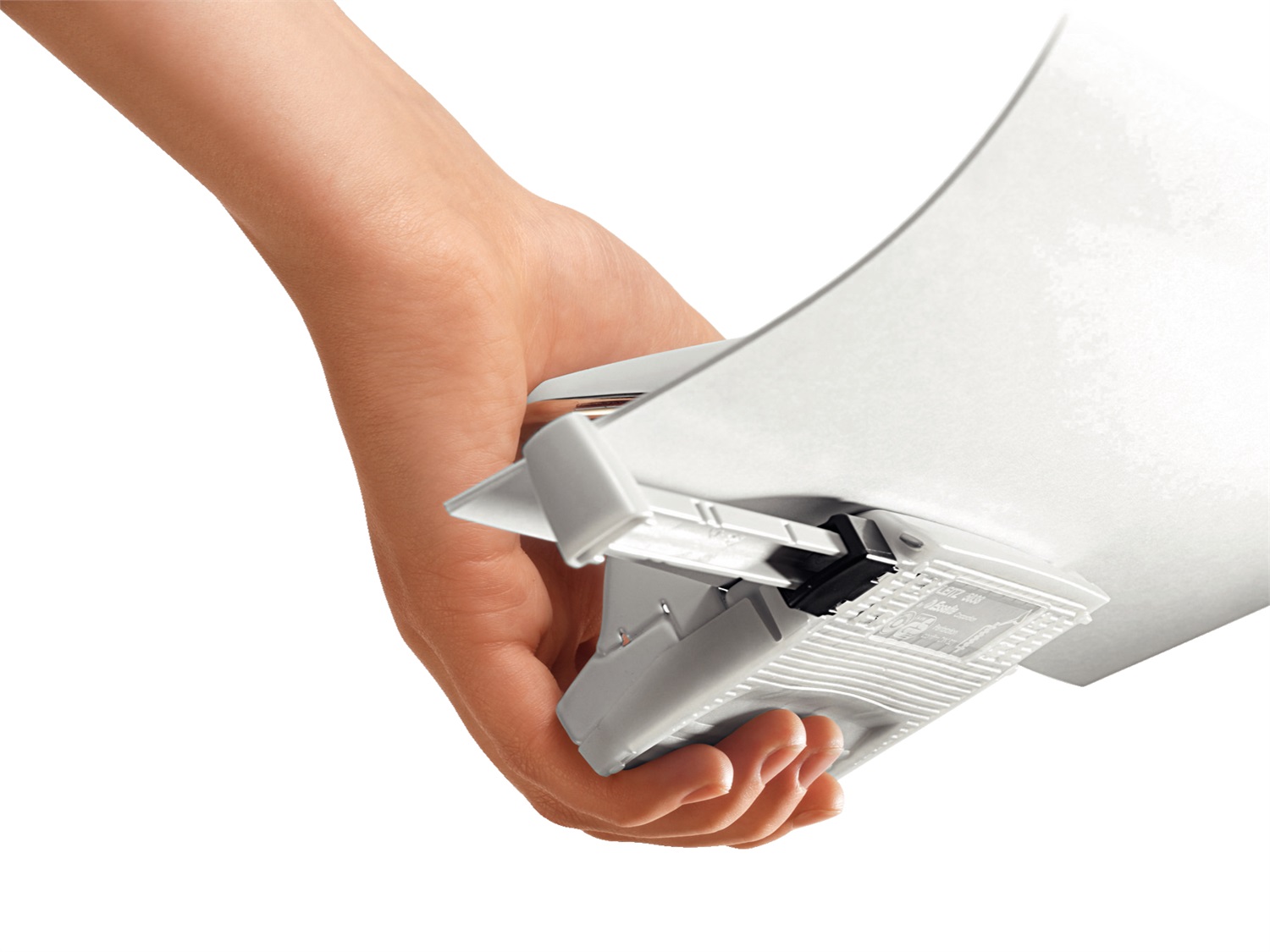 Leitz NeXXt Perforatore a 2 Fori Blu - Capacità Fino a 16 Fogli, Metallo con Guida di Arresto