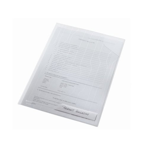 Leitz Combifile Busta A4 in Polipropilene Trasparente Opaca 200 Micron - Confezione da 5