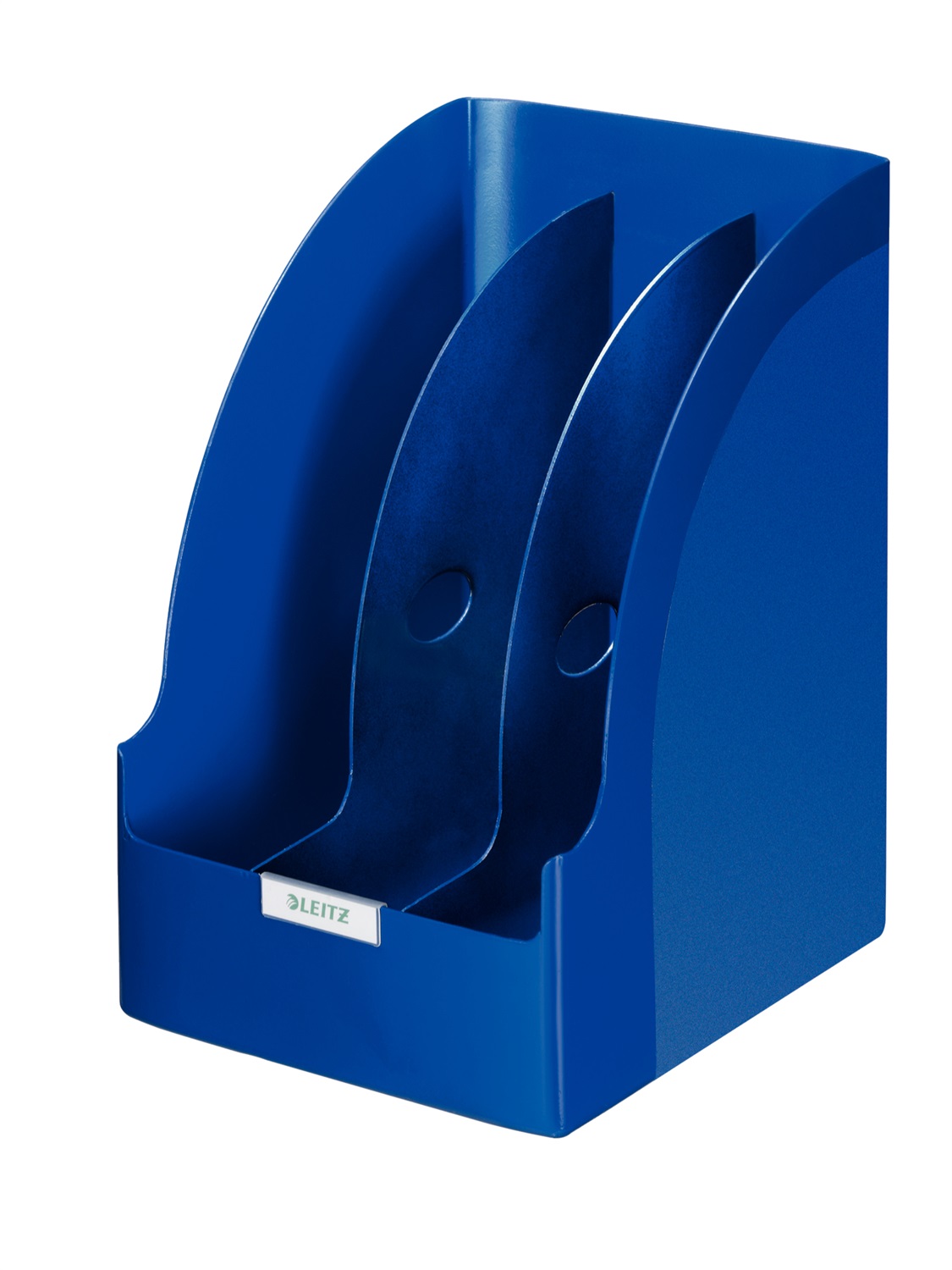 Leitz Portariviste Jumbo Plus A4 Blu - Alta Capacità 205 mm, Polistirolo Riciclabile, Design Moderno con Divisori e Portaetichetta