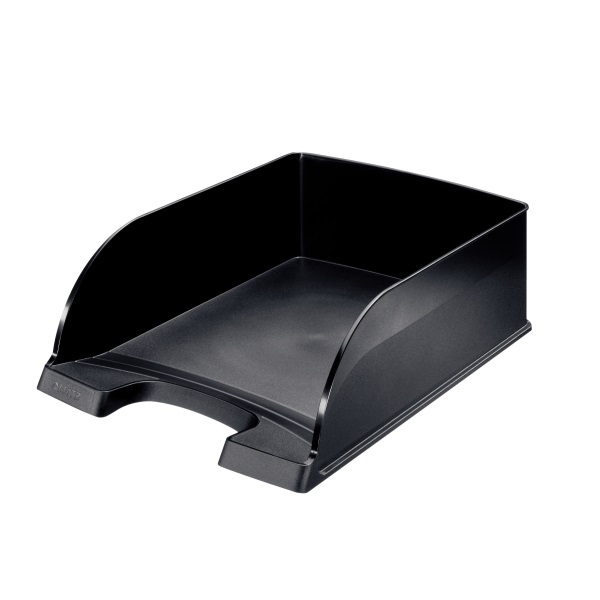 Leitz Portacorrispondenza Jumbo Plus Nero - Dimensioni 255x360xH103mm, Capacità Extra A4, Confezione da 4 pz