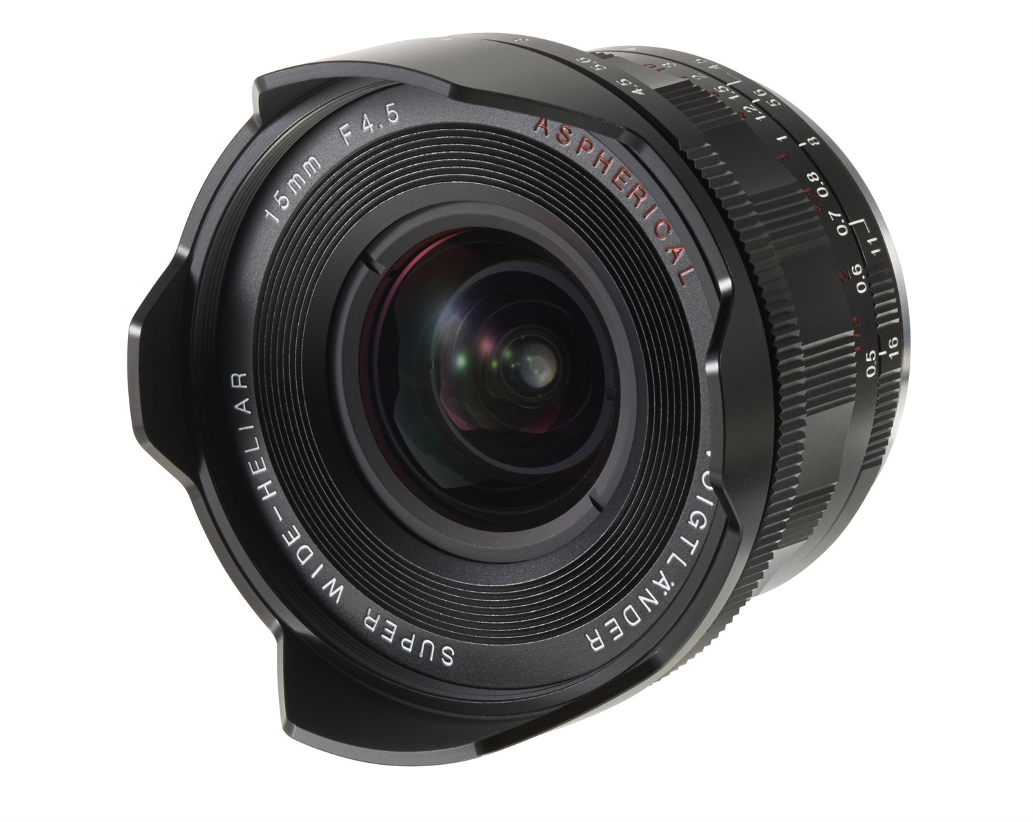 Voigtländer VM 15 mm F4.5 Obiettivo Super Wide Heliar per Leica M-bajonett - Nero, Garanzia 5 anni