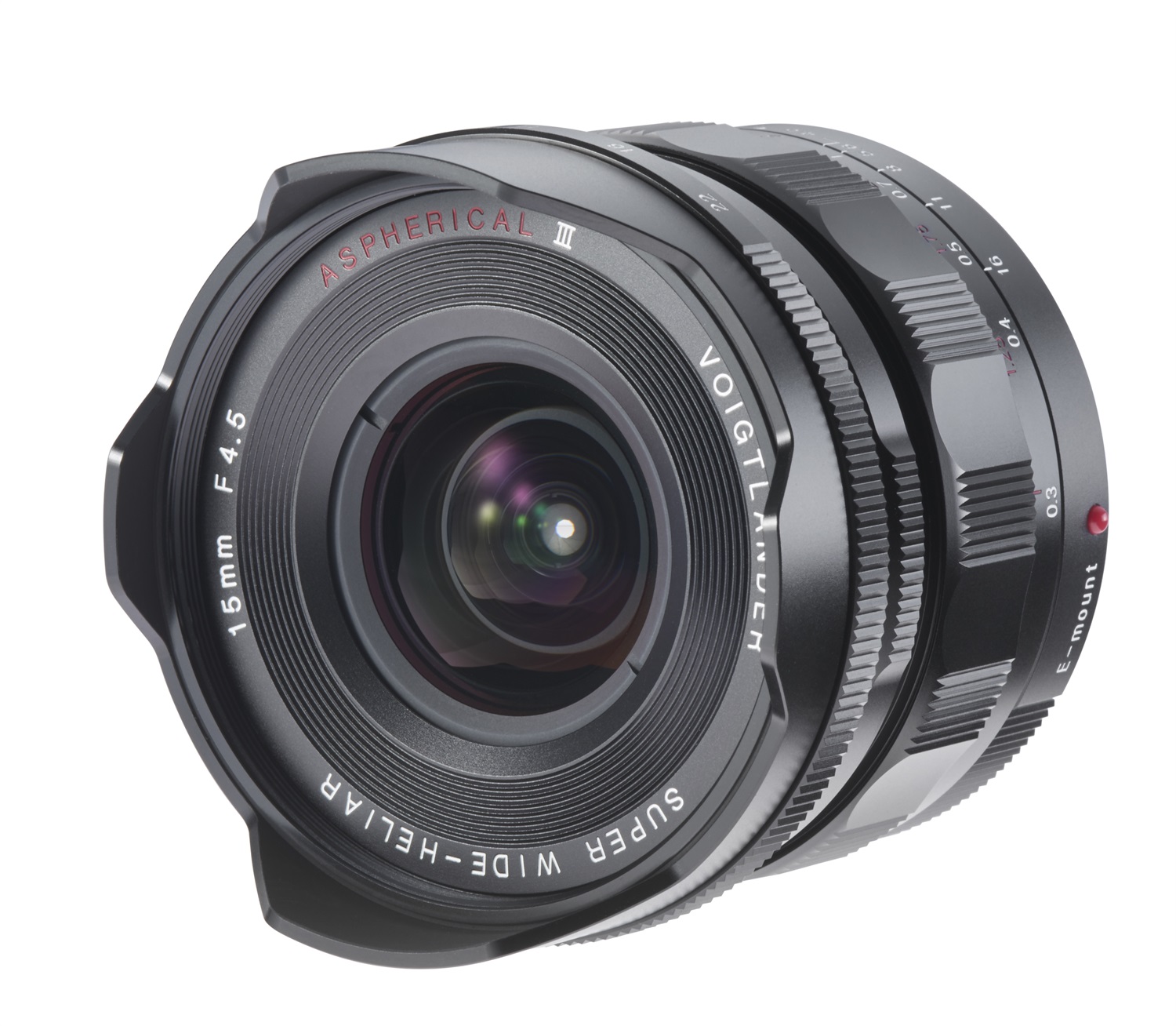 Voigtländer SuperWide Heliar 15mm F4.5 III Obiettivo Ultra Grandangolare per Sony E-mount