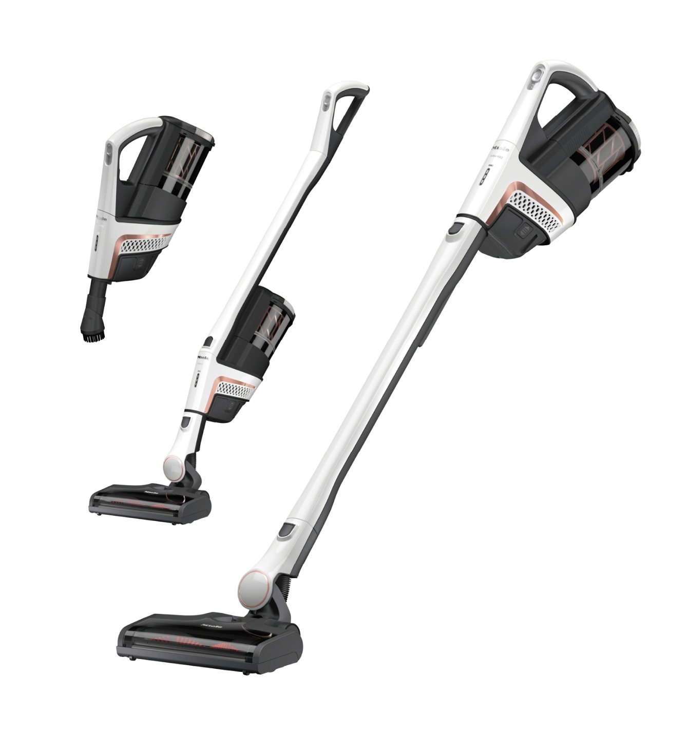 Miele Triflex HX2 Aspirapolvere a bastone 2 in 1 Senza sacco Bianco Batteria ricaricabile 272 W Filtro HEPA Ciclonico Autonomia 60 minuti