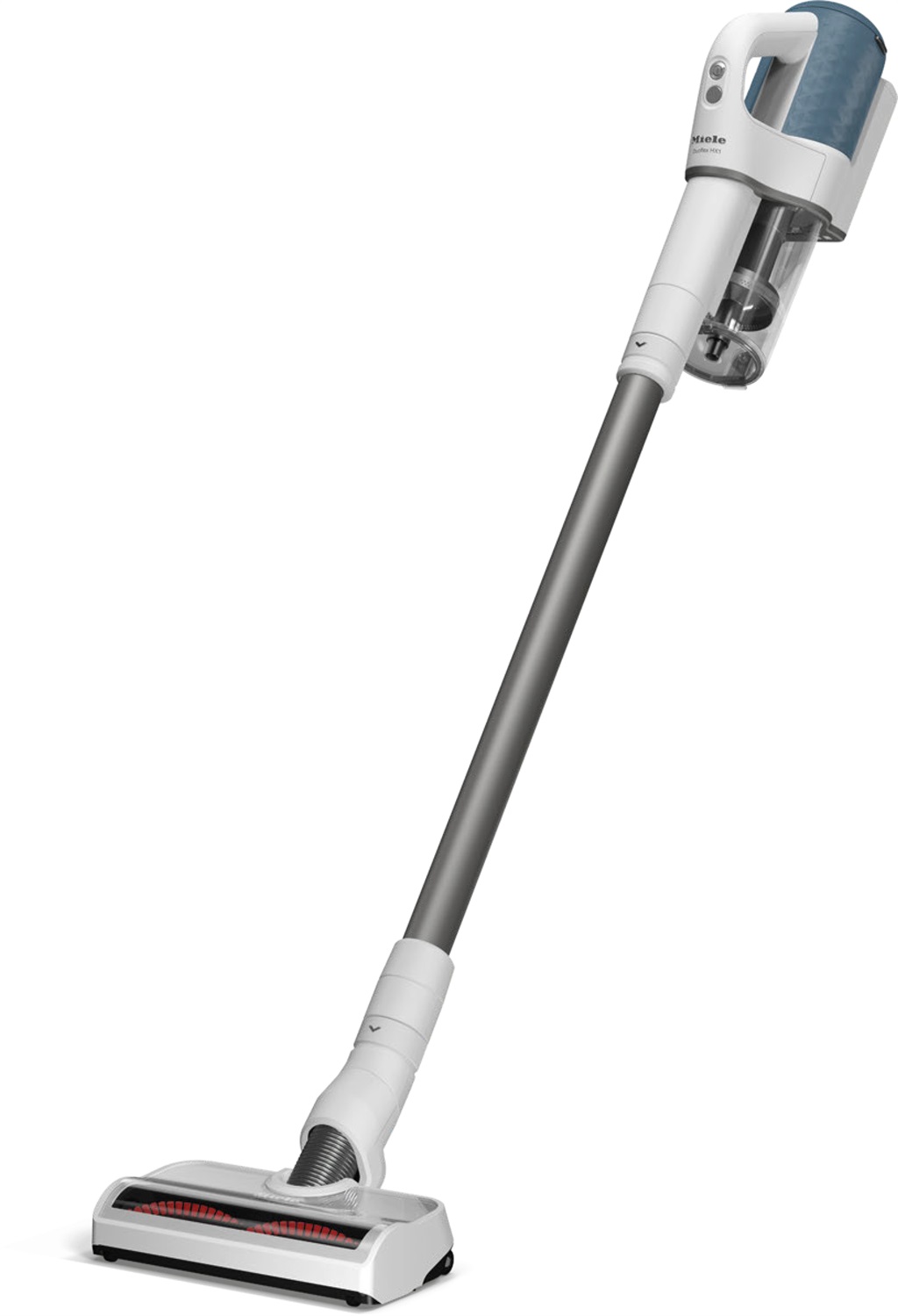 MIELE Duoflex HX1 Scopa Elettrica Senza Filo 160W con Batteria agli Ioni di Litio, Autonomia Fino a 55 Minuti, Turbo Spazzola e Tecnologia Ciclonica