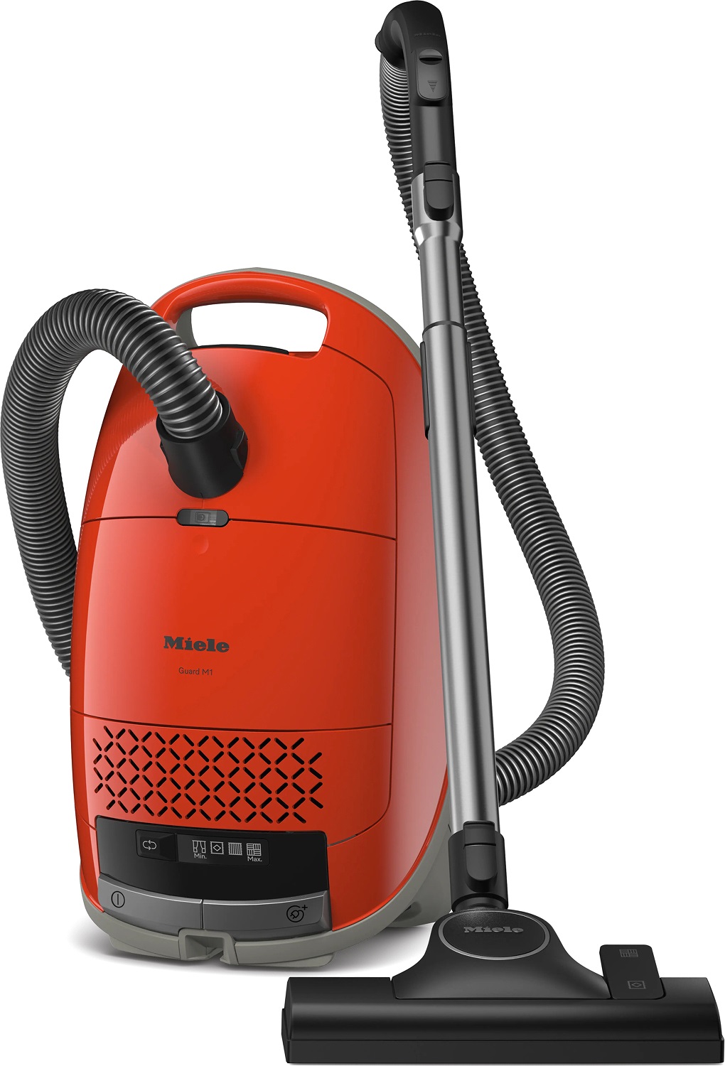 Miele Guard M1 Red - Aspirapolvere a cilindro Secco 890 W con Sacchetto per la polvere e Filtro AirClean, Capacità 4,5 L