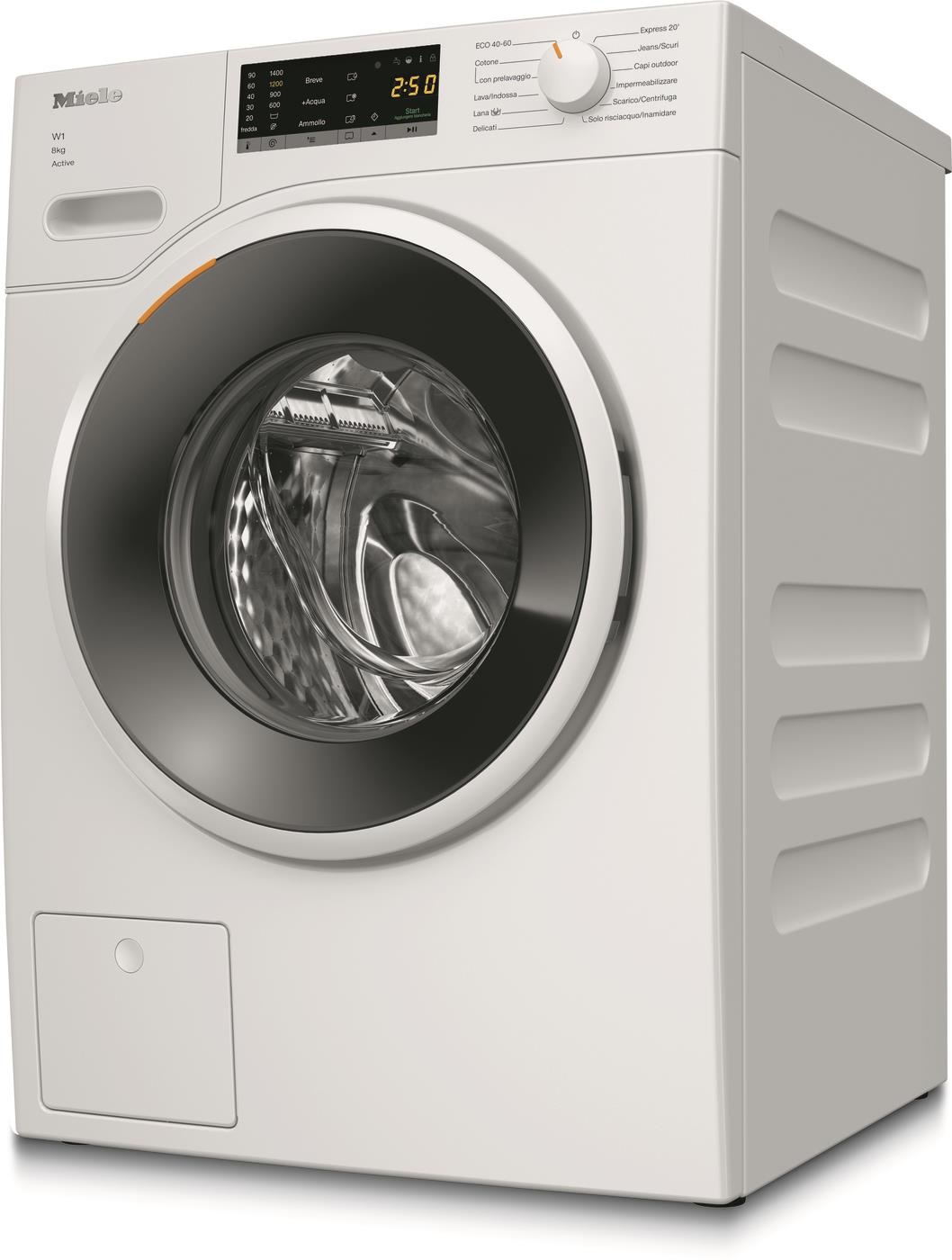 Miele WWA120 WCS Lavatrice Frontale 8 kg 1400 Giri/min Classe A-10% con Motore Inverter e CapDosing