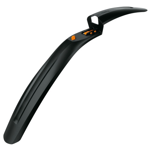 SKS SHOCKBOARD XL Parafango Anteriore per Mountain Bike - Nero, Attacco Rapido, Compatibile con Pneumatici fino a 2,5 Pollici