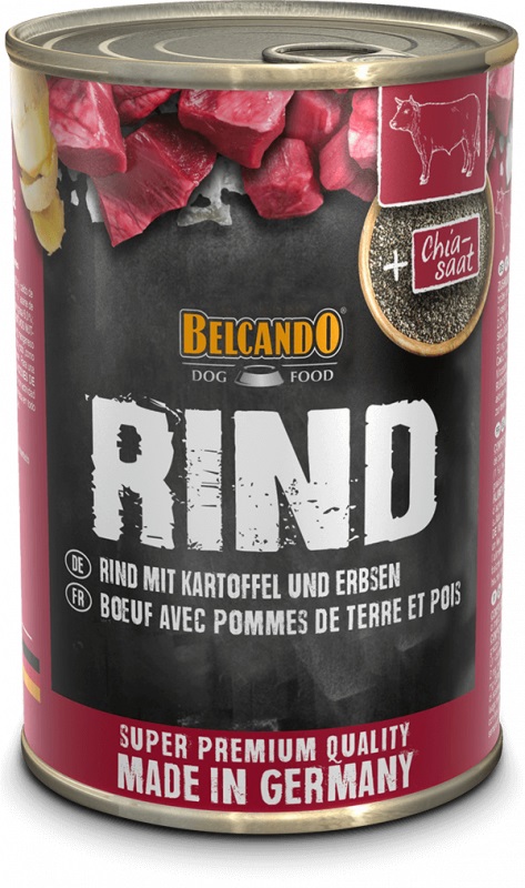 Belcando Cibo Umido per Cani Adulto - Manzo con Patate e Piselli 400 g