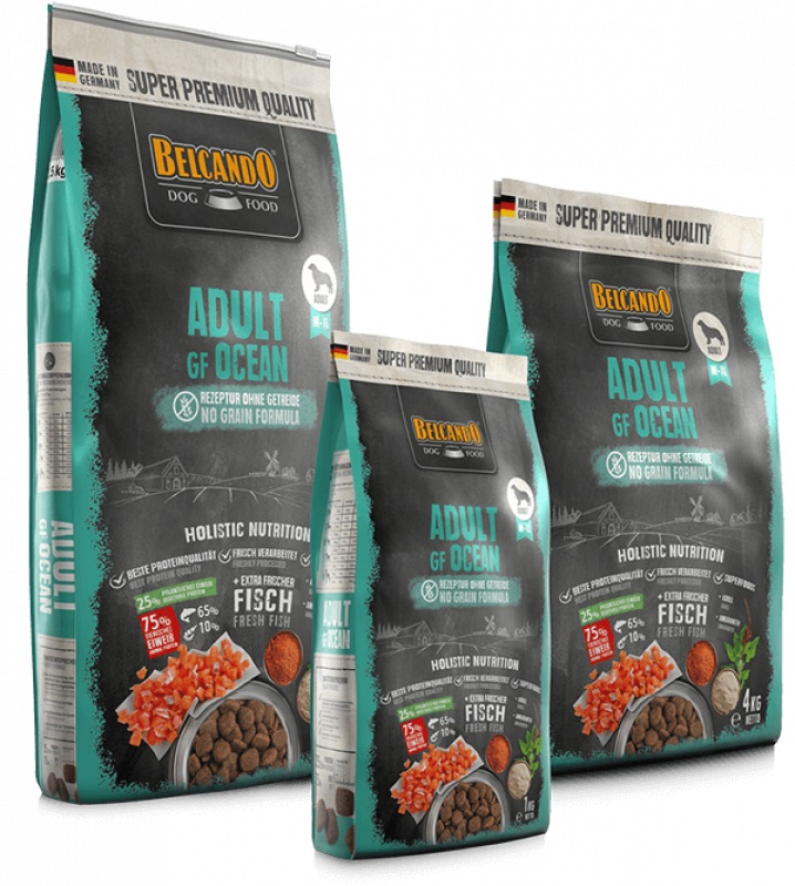 Belcando Cibo Secco per Cani Adulto Senza Cereali con Salmone e Krill Oil - 4 kg