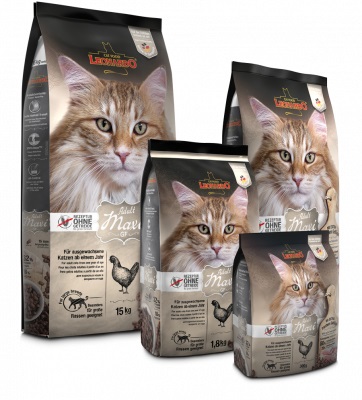 LEONARDO Adult Maxi Grainfree - Cibo secco senza cereali per gatti adulti di taglia grande - 7,5 kg