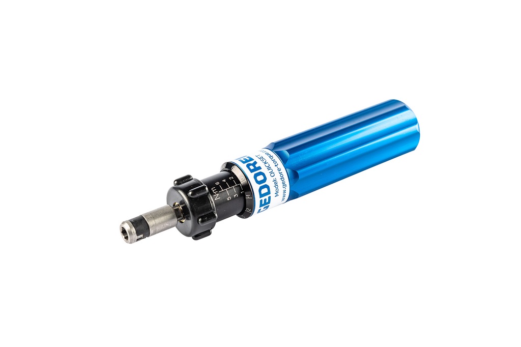 Gedore Cacciavite Dinamometrico S 1/4 1,2-6 Nm con Impugnatura in Alluminio e Certificazione DIN EN ISO 6789