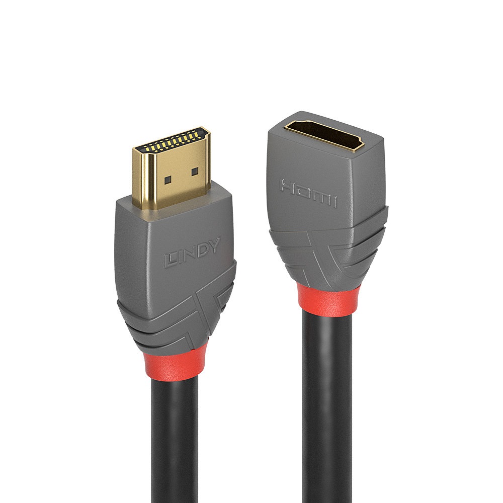 Lindy Cavo HDMI 2.0 Prolunga 1 m Tipo A (Standard) Nero