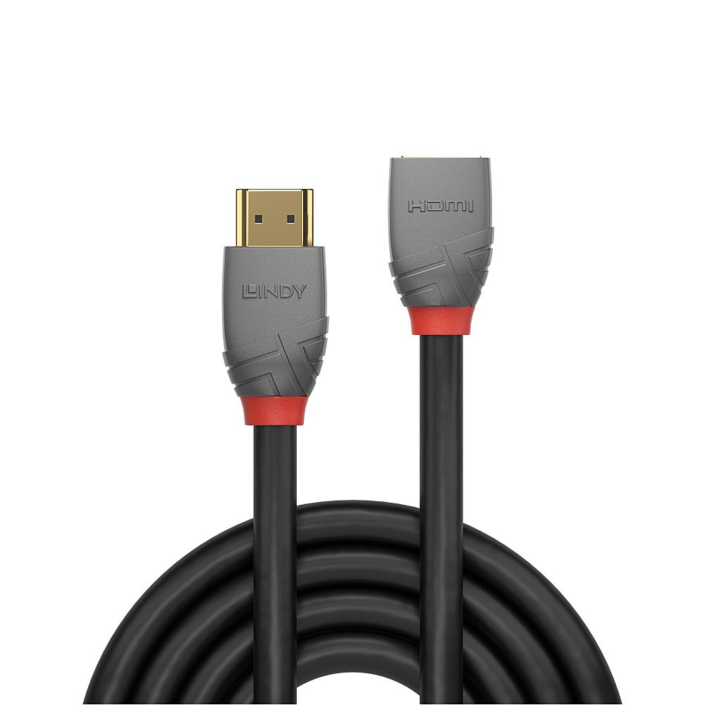 Lindy Cavo HDMI 2.0 Prolunga 1 m Tipo A (Standard) Nero