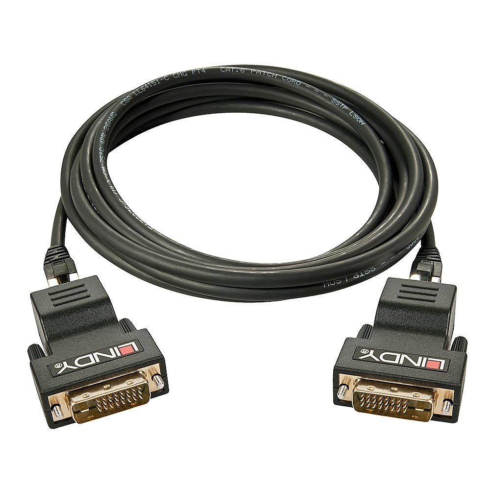 LINDY 38300 Extender DVI-D Cat.5e/6 fino a 50m - Risoluzione 1920x1200