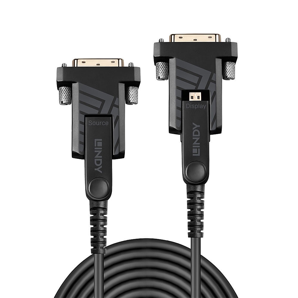 Lindy Cavo HDMI 38323 40 m HDMI tipo D (Micro) Nero - Placcatura Oro, Versione 2.0, 18 Gbps
