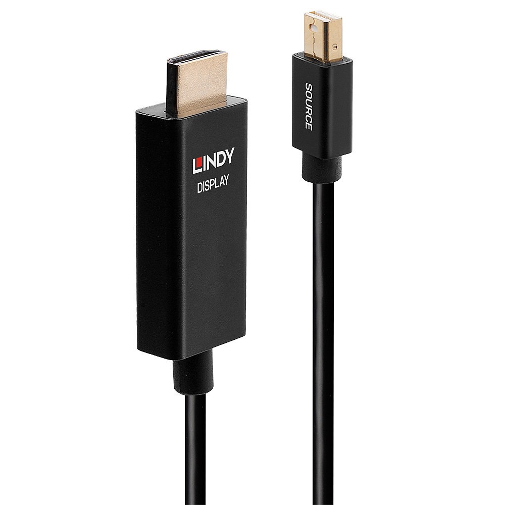 Lindy 40923 - Cavo Active Mini DisplayPort a HDMI 3 m con supporto HDR e risoluzione 4K