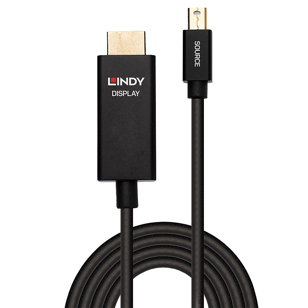 Lindy 40923 - Cavo Active Mini DisplayPort a HDMI 3 m con supporto HDR e risoluzione 4K